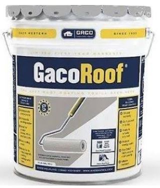 Gaco Roof Grey Silicone Coating 5 Gal